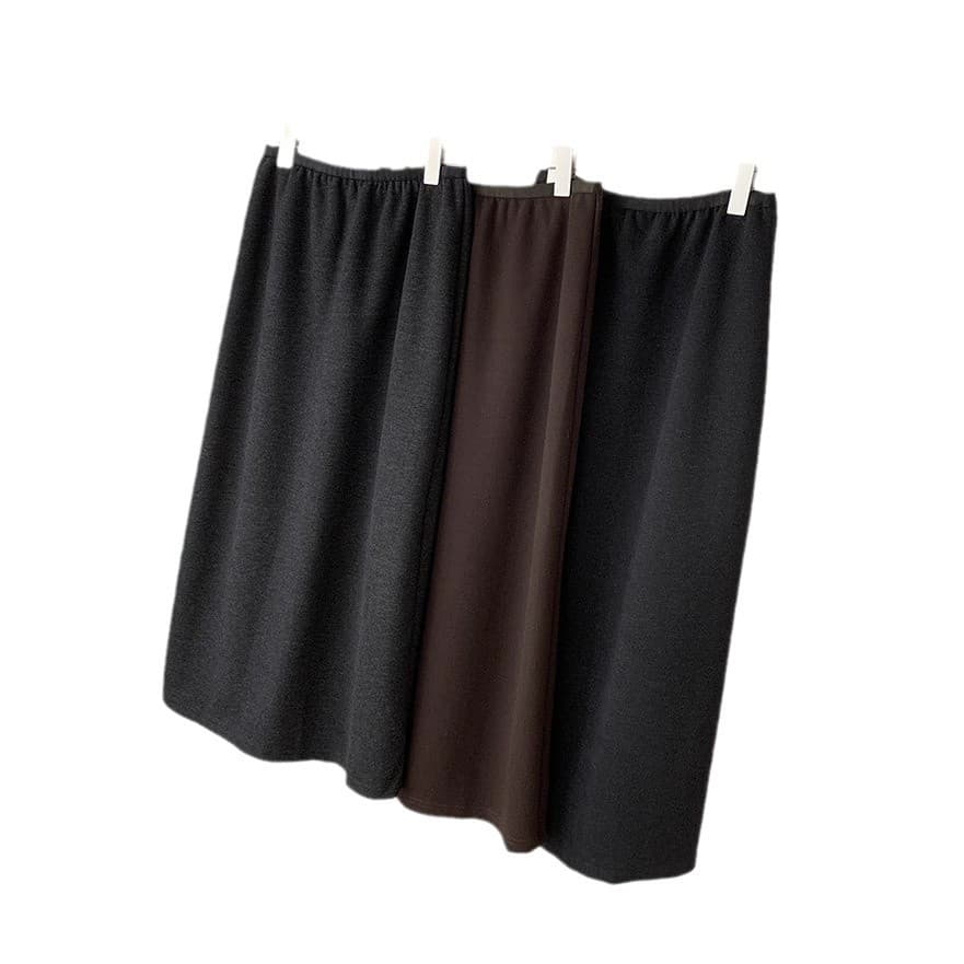 黒 スカート 上質な日常使い ロングスカート