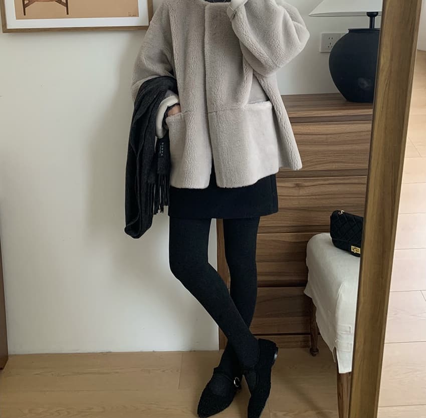 黒 スカート 上品シンプルミニスカート